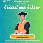 PECAH TELOR; PROFESOR PERTAMA DI BIDANG AKUNTANSI KEUANGAN UIN ALAUDDIN MAKASSAR
