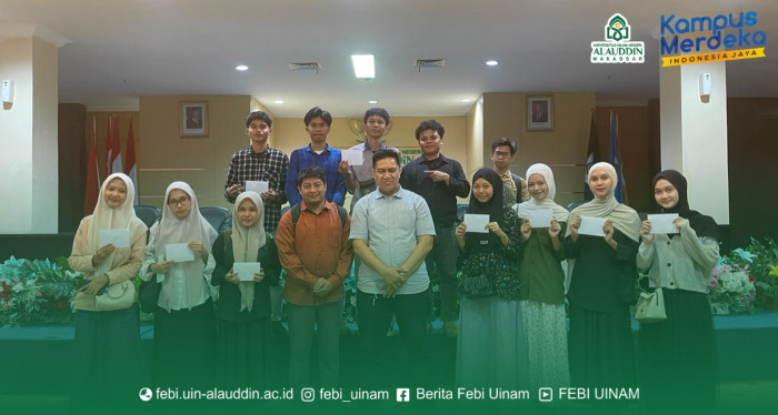 15 Mahasiswa FEBI Terima Bantuan UKT dari UPZ UIN Alauddin